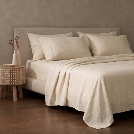 French Flax Linen Sheet Set