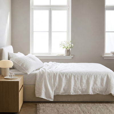 French Flax Linen Sheet Set