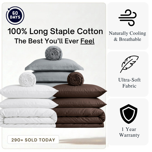 Fitted™ - 100% Cotton Bedding Set
