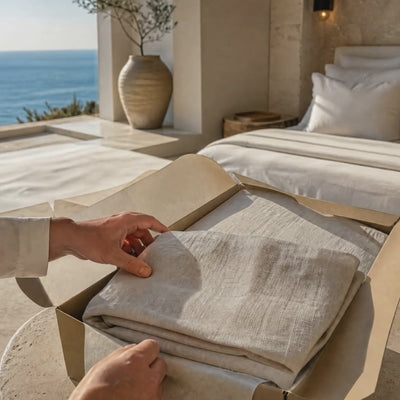 French Flax Linen Sheet Set